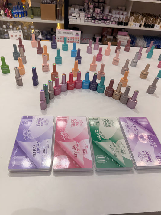 Combo cateye nail and tips