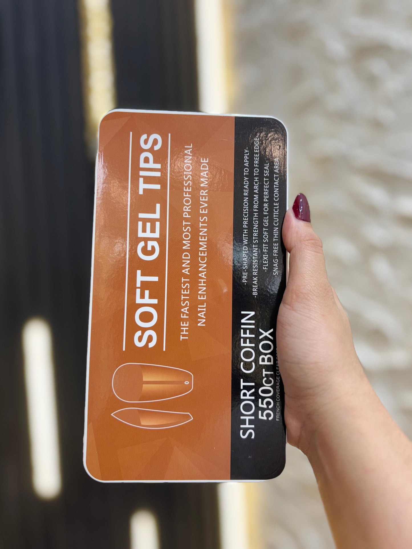 Soft gel tip (coffin)