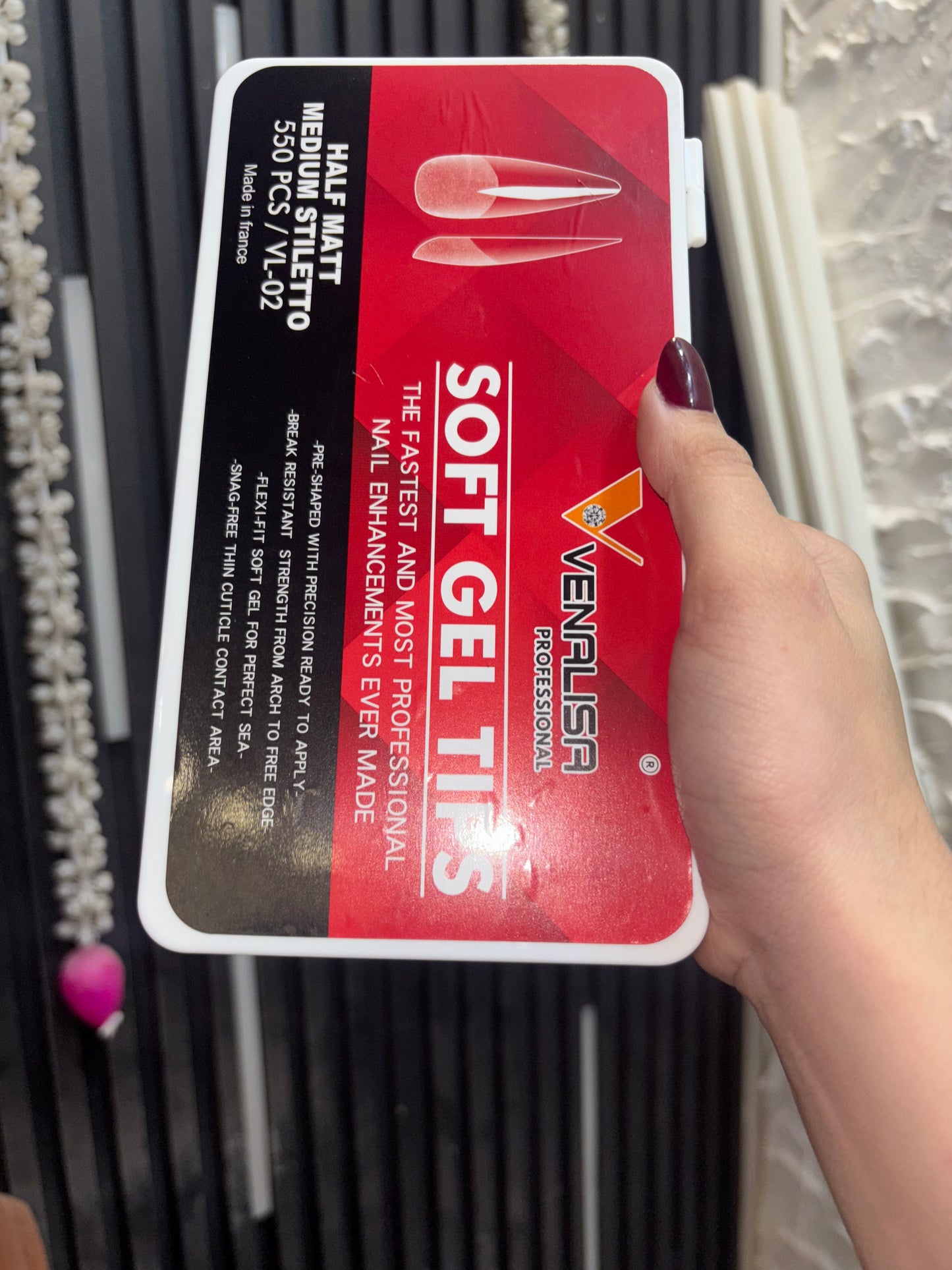 Half Matt Medium Stilletto