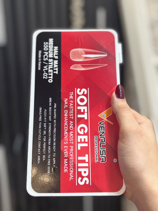 Half Matt Medium Stilletto