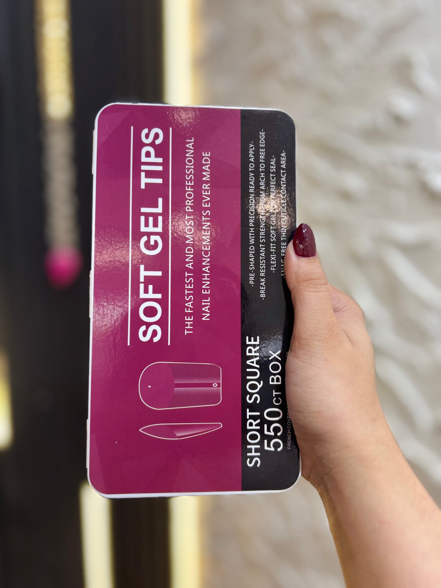 Soft gel tips (square)