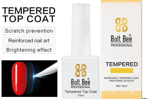 Bolt Bee Tempered Top Coat (15ml)